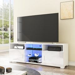 MALE, Kệ TV đa năng kèm đèn led TVD_013, 145x35x50cm