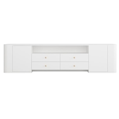 SELINA, Kệ TV 4 ngăn kéo TVD_021, 180x40x45cm