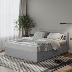 JESSE, Giường ngủ 3 hộc tủ kéo phong cách hiện đại BED_106, 203x80cm