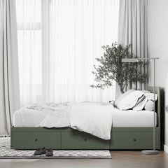 JESSE, Giường ngủ 3 hộc tủ kéo phong cách hiện đại BED_106, 203x80cm