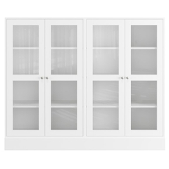 BODO, COMBO Bộ đôi kệ trưng bày đồ dùng cửa kính SHE_074, 162x35x134cm