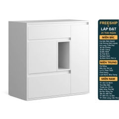 NEVA, Tủ lưu trữ phòng khách STO_098, 90x45x90cm