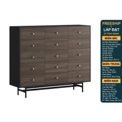 ROBECCA, Kệ đựng đồ, lưu trữ DRA_378, 140x40x118cm, sản xuất bởi Scandi Home