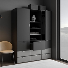 JAM, Tủ quần áo  WAR_091, 157x59x200cm, sản xuất bởi Scandi Home