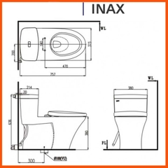 Bồn Cầu INAX AC-900R
