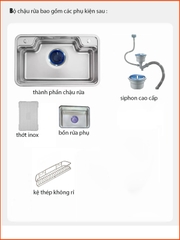 Chậu Rửa Bát 1 Hố SKL7848