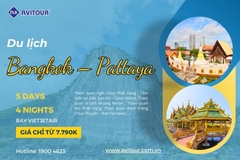 Du Lịch Thái Lan 2023| Hà Nội – Bangkok – Pattaya