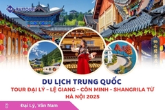 Du lịch Trung Quốc: Tour Đại Lý - Lệ Giang - Côn Minh - Shangrila từ Hà Nội 2025