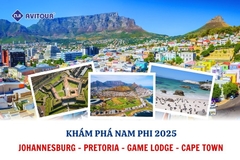 KHÁM PHÁ NAM PHI 2025: JOHANNESBURG - PRETORIA - GAME LODGE - CAPE TOWN