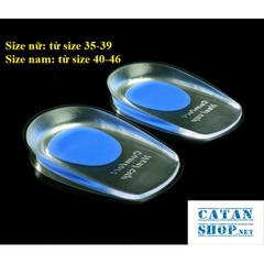 Lót giày tăng chiều cao silicon 1.5cm bảo vệ gót chân, phòng ngừa, giảm đau gai gót chân, chai chân GD240-LGiayBVKD