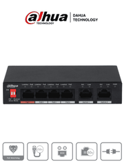 SWITCH POE DAHUA DH-PFS3006-4ET-36