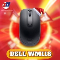 Chuột máy tính không dây Dell WM118 (USB-Wireless)