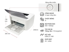 Máy in laser trắng đen Canon LBP6030W