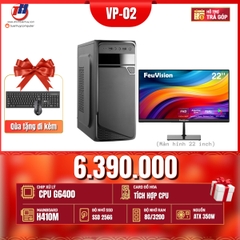 PC Văn Phòng 02 G6400 + Màn Hình 22 inch