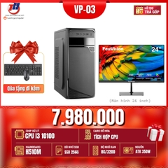 PC Văn Phòng 03 i3-10105 + Màn Hình 24 inch