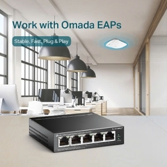 Switch PoE TPLink TL-SG1005LP 5-Port Gigabit Desktop Switch with 4-Port PoE+