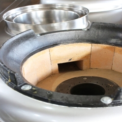 Bếp Á 2 họng đất 1 bầu nước