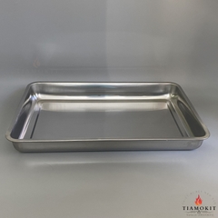 Khay inox để đồ chữ nhật kích thước 40x60 sâu 7cm ( Sus 304, Sus 201, Sus 430 )