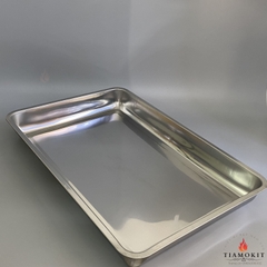 Khay inox để đồ chữ nhật kích thước 40x60 sâu 7cm ( Sus 304, Sus 201, Sus 430 )