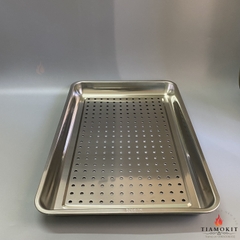 Khay inox  đục lỗ kích thước  40x60x5 cm ( Sus 304, sus 201. sus 430 )