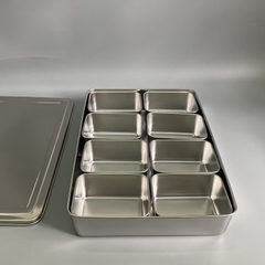 Khay gia vị 8 ngăn Inox 201