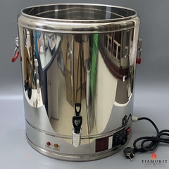 Nồi điện 15 lít inox 304 có xửng hấp, có vòi