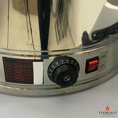 Nồi điện 15 lít inox 304 có xửng hấp, có vòi