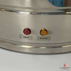 Nồi điện 15 lít inox 304 có xửng hấp, có vòi