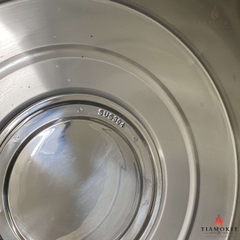 Nồi điện 60 lít inox 304 có xửng hấp, có vòi