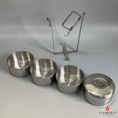 CẶP LỒNG INOX 4 TẦNG SUS 201