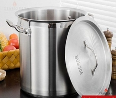 Nồi inox 70 lít SUS304 có từ tính đáy 5 lớp