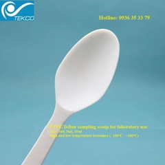 Muỗng Lấy Mẫu PTFE, thìa lấy mẫu PTFE / Teflon, nhiệt độ -180℃ - +260℃, dùng trong phòng thí nghiệm  tekcovina