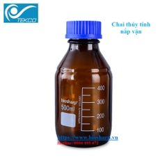 Chai thủy tinh mầu nâu 100ml-2 lít, hãng Biosharp