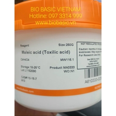 DL-Maleic acid (Toxilic acid), lọ 250g, MA0333, Mã CAS: 110-16-7, Bio Basic- Canada