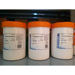 Potassium sorbate, PB0446, CAS:24634-61-5, Lọ 500g, BioBasic