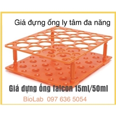 Giá đựng ống ly tâm falcon 15ml / 50ml, Mã CTR1001, hãng Fcombio-usa (Centrifuge Tube Rack)