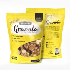 Olaben Nutrition Hạt Granola 500g Ngũ cốc giảm cân nướng Mật ong Vanila