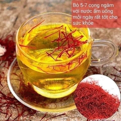 Hộp 1gr  Saffron Nhụy Hoa Nghệ Tây Iran Loại 1 Negin thương hiệu Bahraman