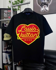 Áo Thun Louis Vuitton Made Heart Cotton Form Rộng Unisex - Streetwears SG - LV-3