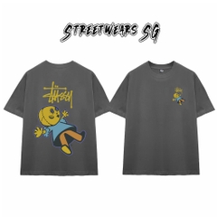 Áo Thun Stu Doll Patch Tee Cao Cấp Form Rộng - Streetwears SG - STU32
