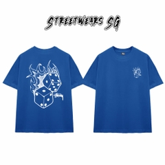 Áo Thun Stu Flaming Dice Tee Cao Cấp Form Rộng - Streetwears SG - STU29