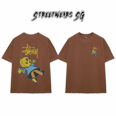 Áo Thun Stu Doll Patch Tee Cao Cấp Form Rộng - Streetwears SG - STU32