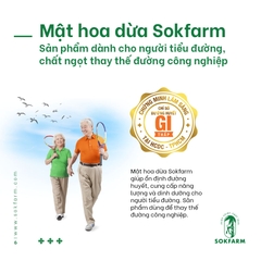 Mật HOA DỪA CẠN tự nhiên 250gr - SOKFARM - Trà Vinh