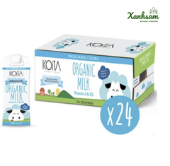 Thùng sữa hữu cơ Koita Nguyên kem 24 hộp