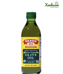 Dầu OLIVE hữu cơ - USDA - Virgin Bragg - Mỹ - 473ml