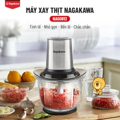 Máy Xay Thịt Nagakawa NAG0812 (400W - 1.5 Lít) - Hàng Chính Hãng