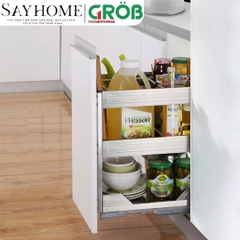 Kệ dao thớt GROB GH-20/25/30/35/40 đa năng inox hộp - Hàng chính hãng GROB