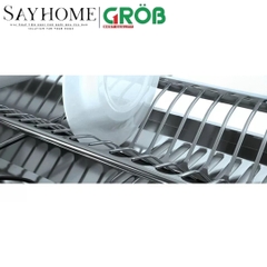 Kệ chén dĩa GROB GH- 61A/71A/76A/81A/91A inox hộp âm tủ - Hàng chính hãng GROB