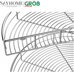 Mâm xoay GROB GR304-270A/270B góc 270 inox 304, nan tròn - Hàng chính hãng GROB
