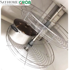 Mâm xoay GROB GR304-360A/360B góc 360 độ inox 304, nan tròn - Hàng chính hãng GROB